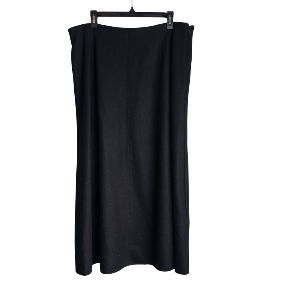 Eileen Fisher Womens XL Black Full Length Skirt NWT‎